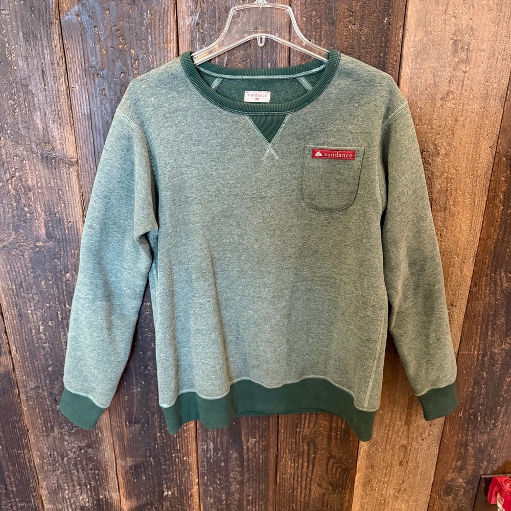 Sundance Green Crewneck Sweater